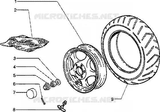 Rear wheel shaft