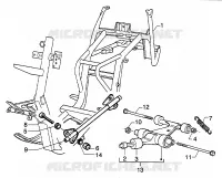 Frame - Central stand