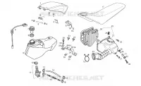 Tank - Air box - Saddle