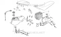 Tank - Air box - Saddle