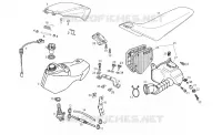 Tank - Air box - Saddle