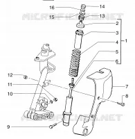 Shock absorber cover
