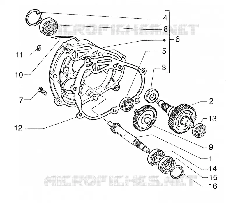 Wheel shaft