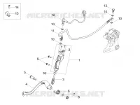 Rear master cylinder