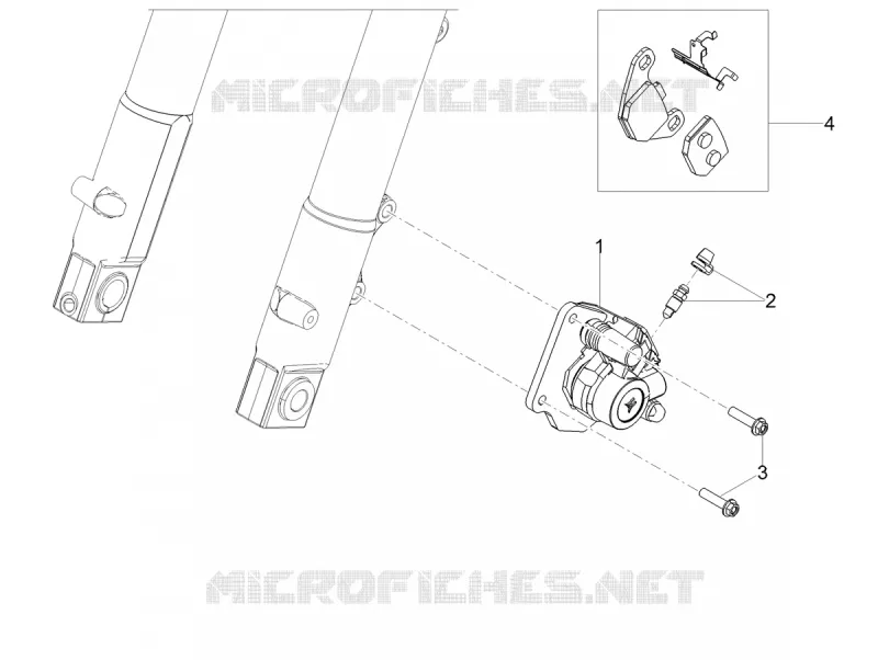 Front brake caliper