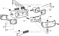 Rear tail lamp