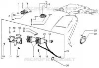 Headlamp-front turn sig. Lamp