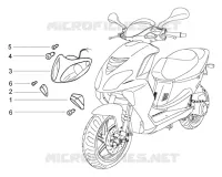 Headlamp - front turn sig. lamp