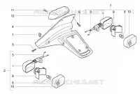 Rear tail lamp