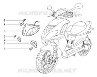 Headlamp-front turn sig. Lamp
