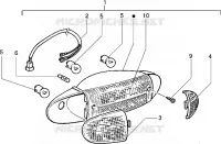 Rear tail lamp