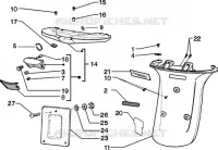 Rear tail lamp-rear guard