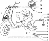 Cable harness-Regulator-H.T. Coil