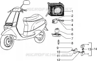 Battery-Relais-Unit turn signal lamps