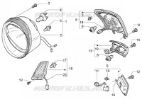 Front lights-rear lights