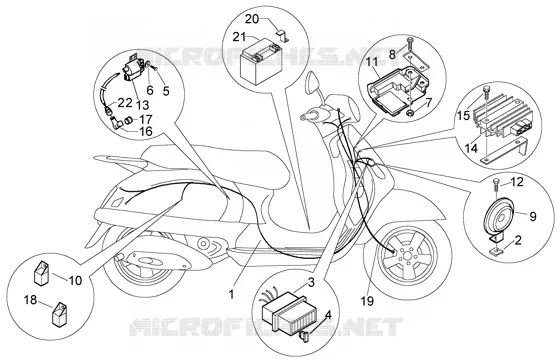 Electrical device-electric horn
