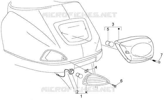 Rear tail lamp