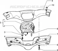 Speedometers kms.-Handlebar covers
