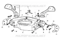 Handlebars and driving mirrors covers