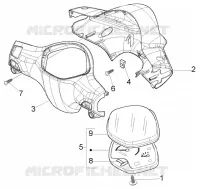 Speedometer kms.-handlebar covers
