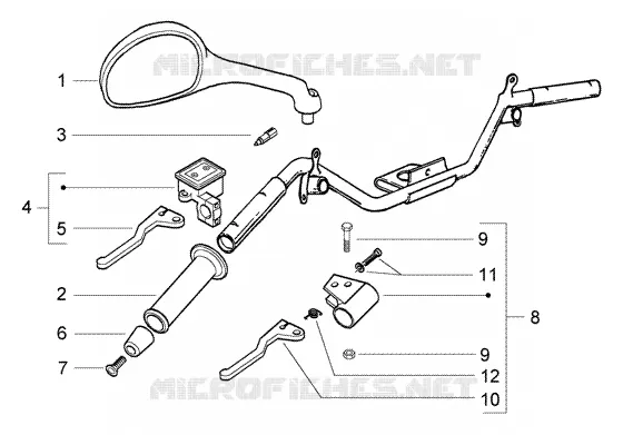 Handlebars component parts