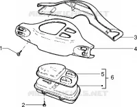 Speedometers kms.-Handlebar covers