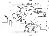 Speedometers kms.-Handlebar covers
