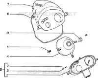 Headlamp-Fairing-Meter combination