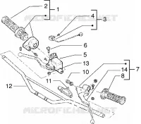 Handlebars component parts