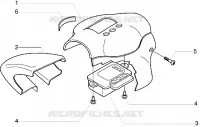 Handlebars component parts-Instrument unit