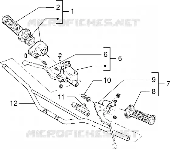 Handlebars component parts