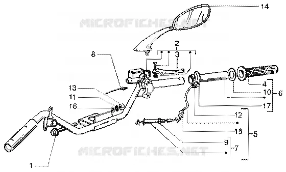 Handlebars component parts