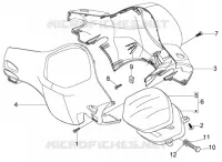 Speedometer kms.-handlebar covers
