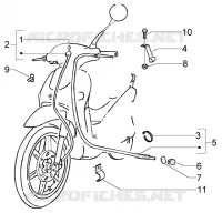 Odometer transmissions-rear brake