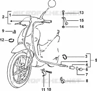 Odometer transmissions-rear brake