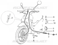 Odometer transmissions - rear brake
