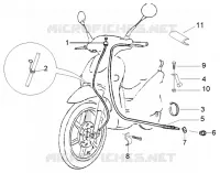 Odometer transmissions-rear brake