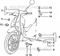 Odometer transmissions-rear brake