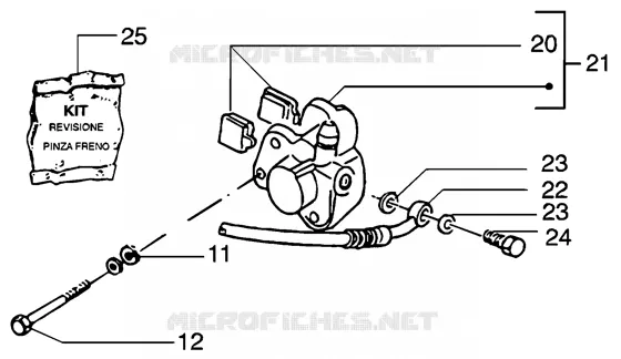 Front brake caliper