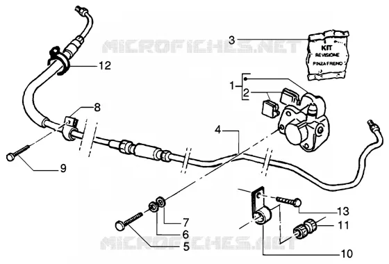 Rear caliper