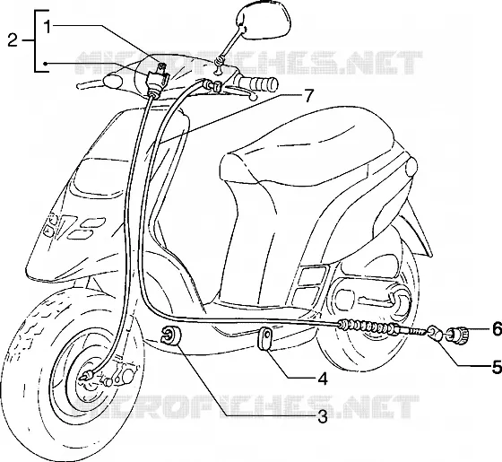 Transmissions-Rear brake-speedometr (kms)
