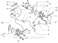 Brake calipers - brake pipes