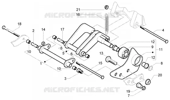 Swinging arm