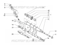 Swinging arm