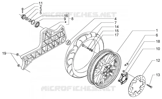 Rear wheel