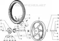 Alloy front wheel
