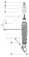 Rear damper