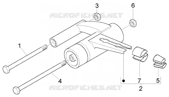 Swinging arm