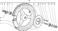 Front wheel (disk brake version)