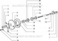 Front wheel component parts